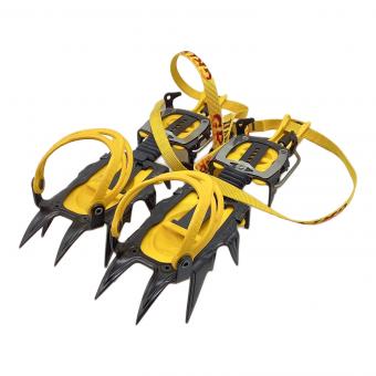 GRIVEL (グリベル) 12本爪アイゼン イエロー×ブラック G12 ニューマチック セミワンタッチ式 クロモリ