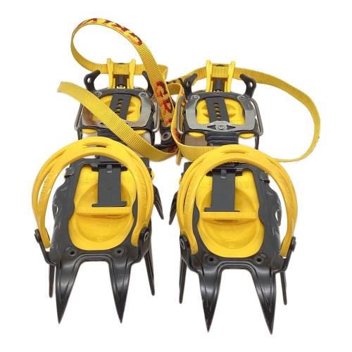 GRIVEL (グリベル) 12本爪アイゼン イエロー×ブラック G12 ニューマチック セミワンタッチ式 クロモリ