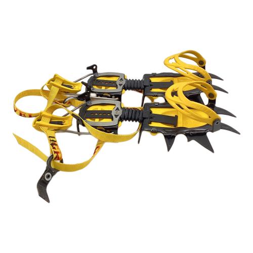 GRIVEL (グリベル) 12本爪アイゼン イエロー×ブラック G12 ニューマチック セミワンタッチ式 クロモリ