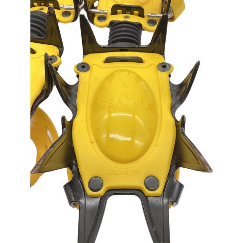 GRIVEL (グリベル) 12本爪アイゼン イエロー×ブラック G12 ニューマチック セミワンタッチ式 クロモリ