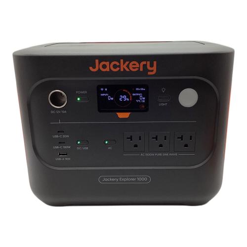 Jackery (ジャックリ) ポータブル電源 ※内容物確認の為一度開封実施 Explorer1000 1070Wh 1500W リン酸鉄リチウム 50Hz／60Hz