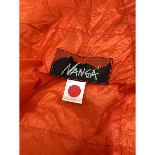 NANGA (ナンガ) マミー型シュラフ(ダウン) オレンジ×ブラック UDD BAG 1000DX レギュラー 【冬用】 ～178cm