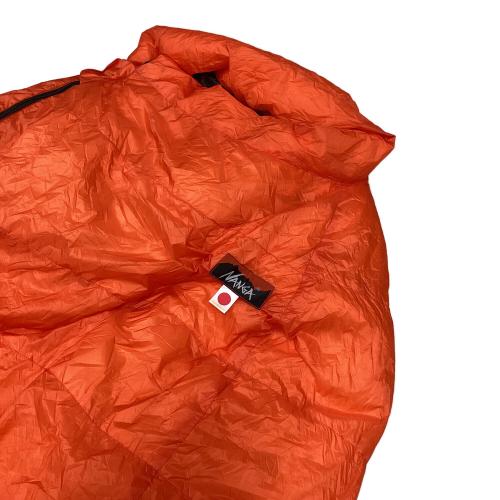 NANGA (ナンガ) マミー型シュラフ(ダウン) オレンジ×ブラック UDD BAG 1000DX レギュラー 【冬用】 ～178cm