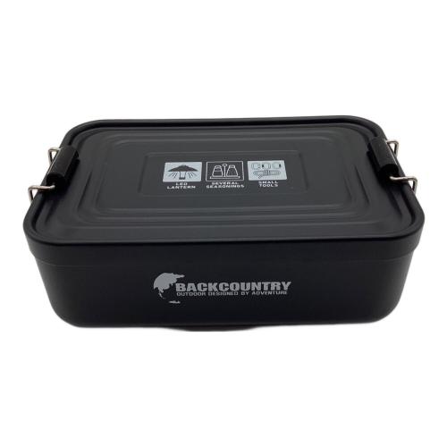 WANTKEY CAMP (ウォンキーキャンプ) 収納ケース 750ml ブラック BACKCOUNTRY ミニストレージボックス