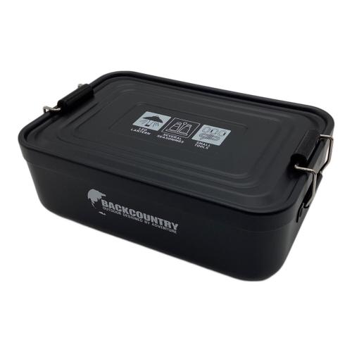 WANTKEY CAMP (ウォンキーキャンプ) 収納ケース 750ml ブラック BACKCOUNTRY ミニストレージボックス