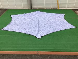 Mac Outdoor (マックアウトドア) ヘキサタープ アルパインマルチカム ヨゴレ有 CAMP HILLS MAC ONE ヘキサタープS 350×440cm 2～3人用 程度AB