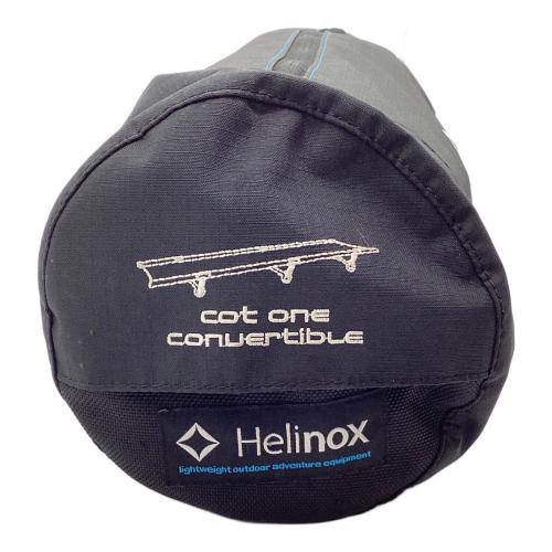Helinox (ヘリノックス) コット ブラック×ブルー コットワンコンバーチブル