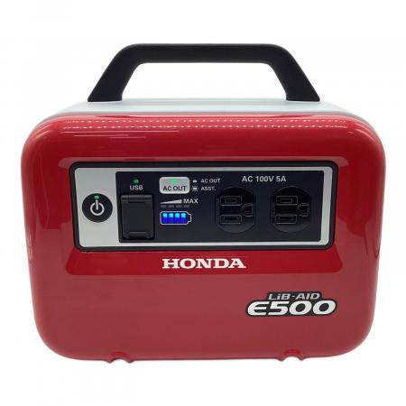 HONDA (ホンダ) ポータブル電源 レッド 通電確認済み LiB-AID E500