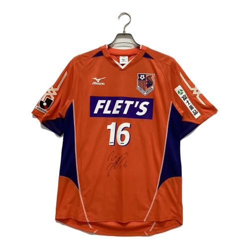 大宮アルディージャ (オオミヤアルディージャ) サッカーユニフォーム メンズ SIZE L オレンジ 【16】※サイン入り(証明無し) 2006 レプリカユニフォーム MIZUNO