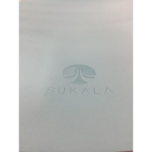SUKALA (スリア) ヨガマット 約145×61cm スカイブルー×パープル リバーシブルヨガマット6㎜