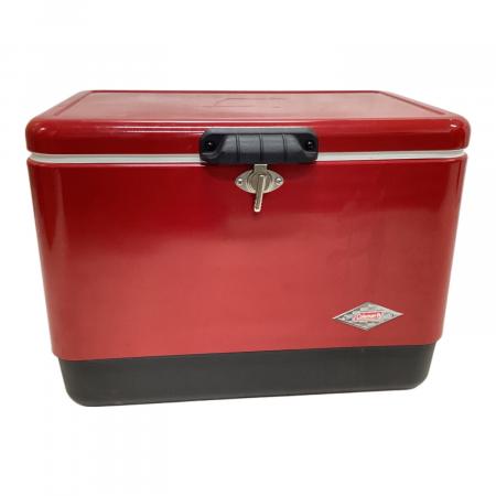 コールマン　スチールベルトクーラー　レッド Coleman (コールマン) クーラーボックス 54QT レッド ダイヤロゴ 6150
