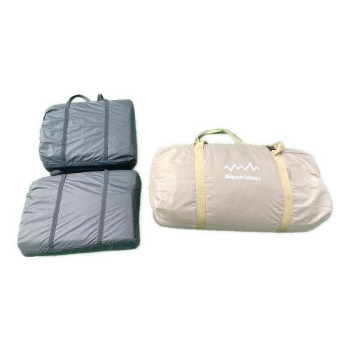 ALPEN OUTDOORS (アルペンアウトドアーズ) ツールームテント AOD-4 約510-560×270×170cm 3～4人用 程度A 程度A スカートあり