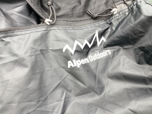 ALPEN OUTDOORS (アルペンアウトドアーズ) ツールームテント AOD-4 約510-560×270×170cm 3～4人用 程度A 程度A スカートあり