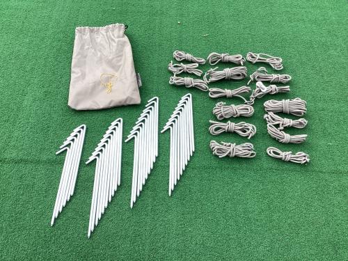 ALPEN OUTDOORS (アルペンアウトドアーズ) ツールームテント AOD-4 約510-560×270×170cm 3～4人用 程度A 程度A スカートあり