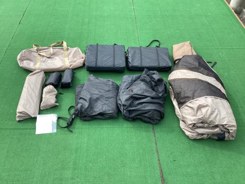 ALPEN OUTDOORS (アルペンアウトドアーズ) ツールームテント AOD-4 約510-560×270×170cm 3～4人用 程度A 程度A スカートあり