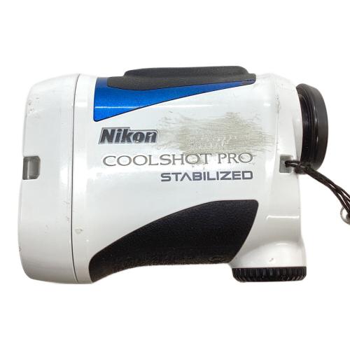 Nikon (ニコン) ゴルフ距離測定器 ホワイト COOLSHOT PRO STABILIZED