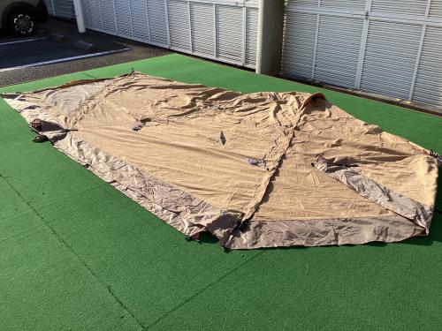 tentmark DESIGNS (テンマクデザイン) モノポールテント TM200230 サーカスTC コンフォートソロ 約362×340×230cm 1～2人用 程度A 程度A スカートなし ハンマーなし/説明書なし TC素材