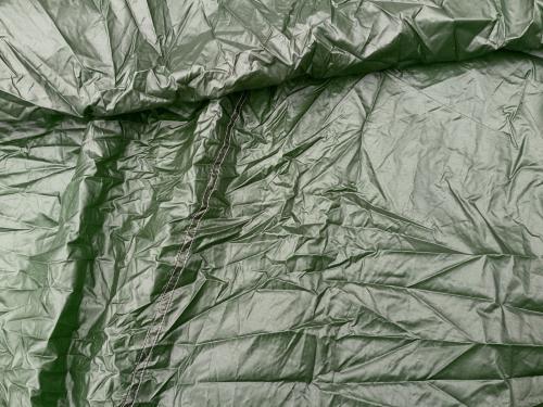 NIGOR モノポールテント ポールキャップ割れ有 グリーン Wickiup6 約460×440×310㎝ 4～6人用 程度A 程度B スカートなし ハンマーなし/説明書なし シルナイロン