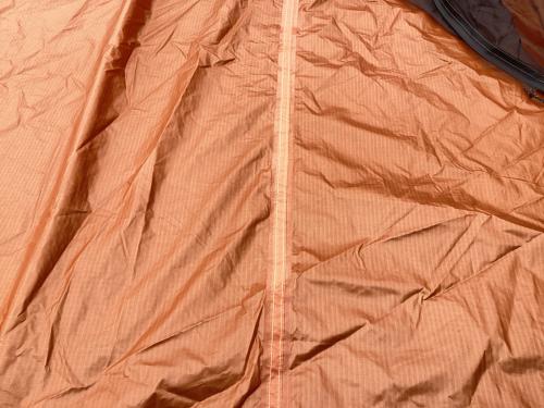 NIGOR モノポールテント ポールキャップ割れ有 グリーン Wickiup6 約460×440×310㎝ 4～6人用 程度A 程度B スカートなし ハンマーなし/説明書なし シルナイロン