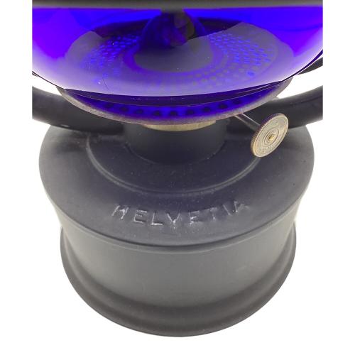 W. Straub-Egloff & Co., Turgi オイルランタン ブルーオリジナルグローブ @ HELVETIA スイス軍ミリタリーランタン ホットブラスト方式