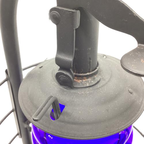 W. Straub-Egloff & Co., Turgi オイルランタン ブルーオリジナルグローブ @ HELVETIA スイス軍ミリタリーランタン ホットブラスト方式