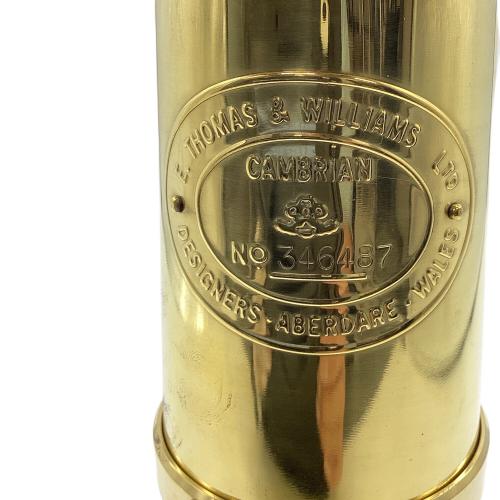 E.THOMAS&WILLIAMS (イートーマス＆ウィリアムズ) オイルランタン シリアルナンバー No.346487 イギリス製 カンブリアランタン 未使用品