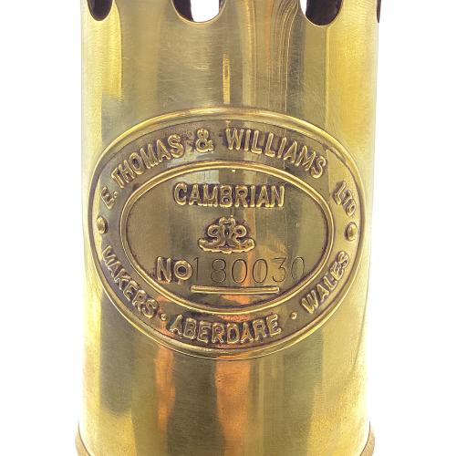 E.THOMAS&WILLIAMS (イートーマス＆ウィリアムズ) オイルランタン ブラス No.180030 イギリス製 カンブリアンランタン