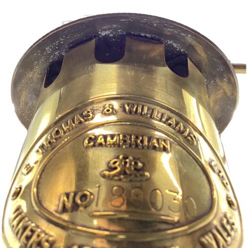 E.THOMAS&WILLIAMS (イートーマス＆ウィリアムズ) オイルランタン ブラス No.180030 イギリス製 カンブリアンランタン