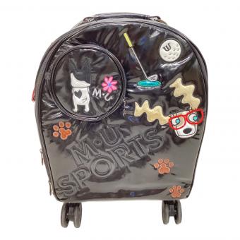 M U SPORTS (エムユースポーツ) ゴルフバッグ ブラック キャスター付き