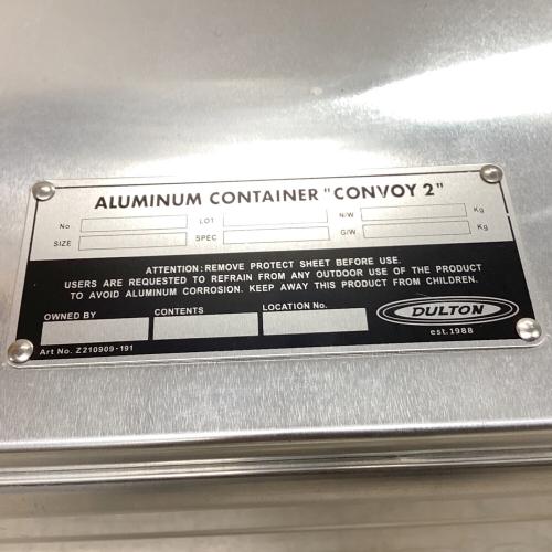 DULTON (ダルトン) 収納ケース アルミコンテナ ”CONVOY2"