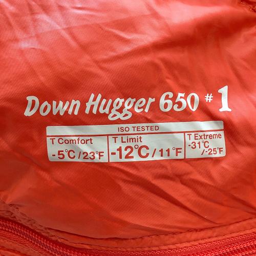 mont-bell (モンベル) マミー型シュラフ(ダウン) ライトジップ オレンジ 1121380 ダウンハガー650 ＃1 【冬用】 183cmまで