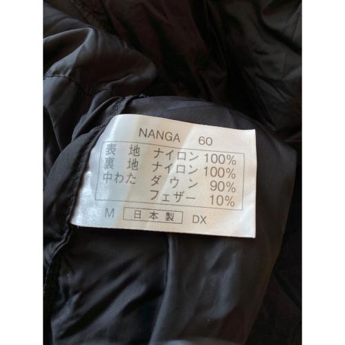 NANGA (ナンガ) マミー型シュラフ(ダウン) オールブラック オーロラ600DX 【冬用】 SIZE M