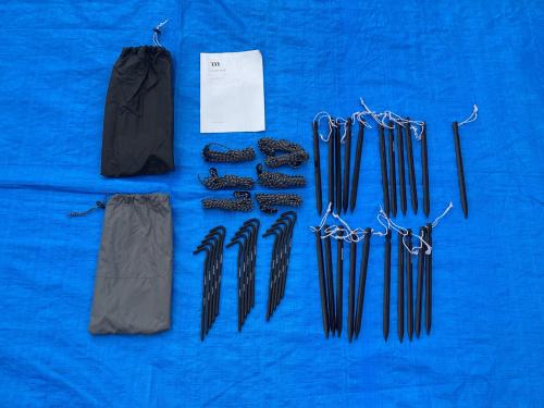 MURACO (ムラコ) ドームテント タグ付き GUSTAV 4P 約260×435×165cm 2～4人用 程度S 程度S スカートなし