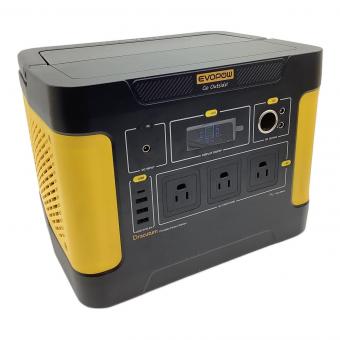 EVOPOW (エボパウ) ポータブル電源 動作確認済み ブラック×イエロー ※LEDライト点灯不可 EEIVOL E1000 1024Wh 1000W リン酸鉄リチウム 50Hz／60Hz