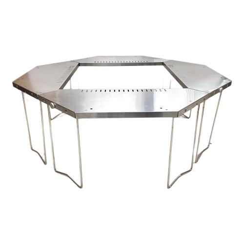 Snow peak (スノーピーク) 囲炉裏テーブル ST-050 シルバー ジカロテーブル