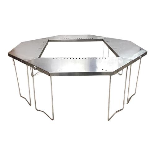 Snow peak (スノーピーク) 囲炉裏テーブル ST-050 シルバー ジカロテーブル