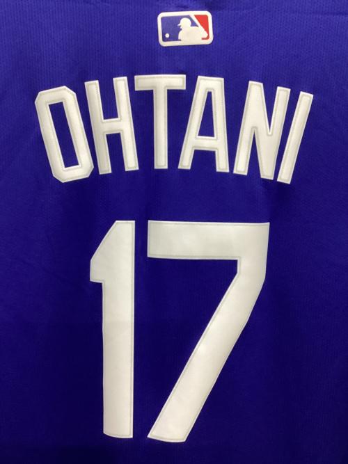 ロサンゼルス・ドジャース 応援グッズ SIZE L ブルー 【17】大谷翔平 ユニフォーム リミテッドオルトネイト2 レプリカ LM25-LDA2