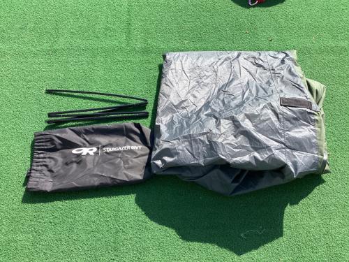OUTDOOR RESEARCH (アウトドアリサーチ) 登山用テント 535g オリーブ×グレー スターゲイザービビー STARGAZER BIVY 208×66×50cm 1人用 程度A 程度A スカートなし ハンマーなし/説明書なし