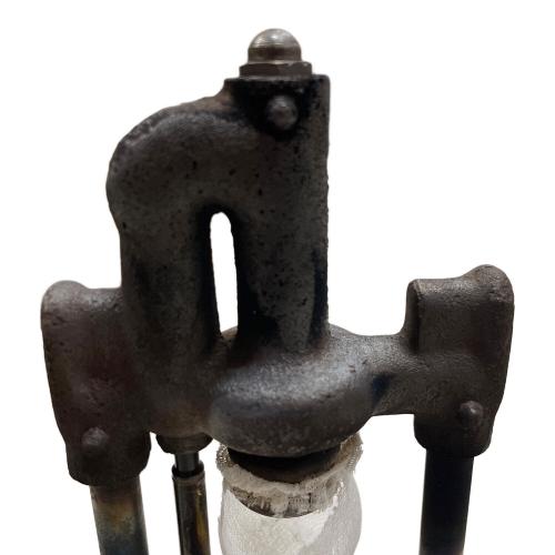 Coleman (コールマン) 243 初期型 ガソリンランタン シルクハット リプログローブ/ビス止めポンププランジャー/丸形ミクシングチャンバー/ポンプノブ243A流用 ヴィンテージ