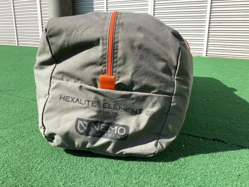 NEMO (ニーモ) ヘキサタープ ヘキサライト エレメント 6P 470×561×226cm 程度A 程度A ハンマーなし/説明書なし TC素材
