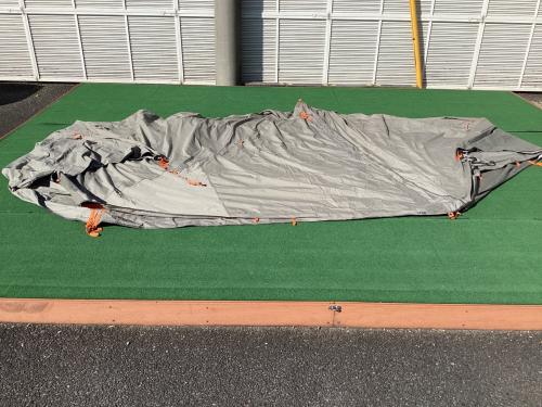 NEMO (ニーモ) ヘキサタープ ヘキサライト エレメント 6P 470×561×226cm 程度A 程度A ハンマーなし/説明書なし TC素材