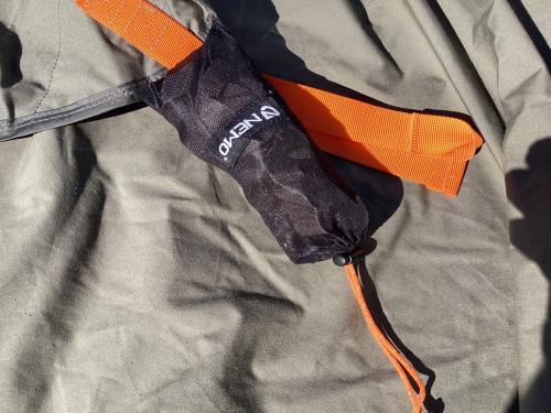 NEMO (ニーモ) ヘキサタープ ヘキサライト エレメント 6P 470×561×226cm 程度A 程度A ハンマーなし/説明書なし TC素材