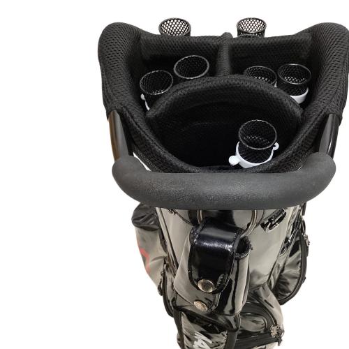 MASTER BUNNY EDITION (マスターバニーエディション) キャディバッグ ブラック ヘッドカバー・ネトロンプロテクター付  46インチ対応 軽量エナメル スタンド式 758-0280951