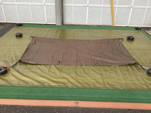 Snow peak (スノーピーク) テントアクセサリー TM-380・TM-385 リビングシート・フロアマット セット