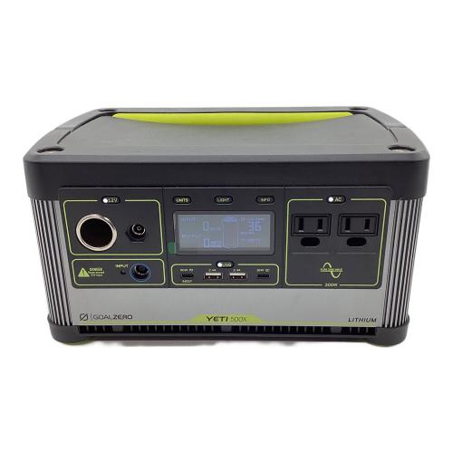 Goal Zero (ゴールゼロ) YETI 500X ポータブル電源