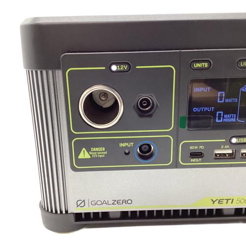 Goal Zero (ゴールゼロ) YETI 500X ポータブル電源