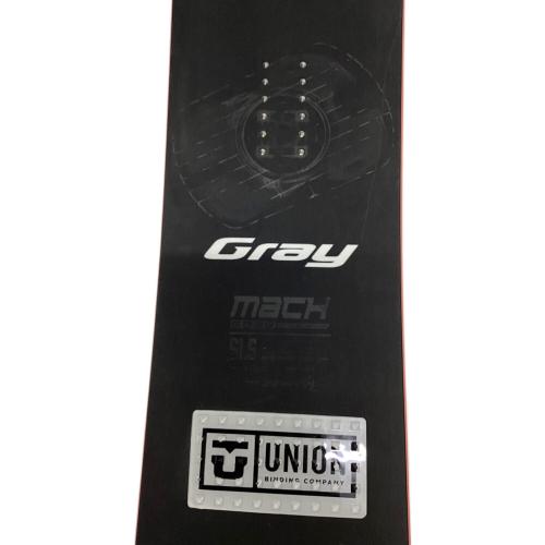 GRAY (グライ) スノーボード 151.5cm ブラック 18-19モデル ディレクショナルツイン @ 2x4 キャンバー MACH