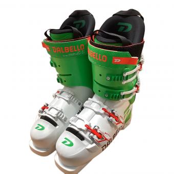 DALBELLO (ダルベロ) スキーブーツ メンズ SIZE 26~26.5㎝ ホワイト×グリーン 24-25モデル@ アルペン規格 308㎜ DRS 90LC