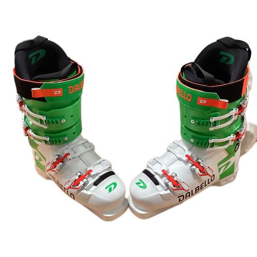 DALBELLO (ダルベロ) スキーブーツ メンズ SIZE 26~26.5㎝ ホワイト×グリーン 24-25モデル@ アルペン規格 308㎜ DRS 90LC