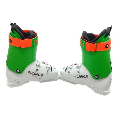 DALBELLO (ダルベロ) スキーブーツ メンズ SIZE 26~26.5㎝ ホワイト×グリーン 24-25モデル@ アルペン規格 308㎜ DRS 90LC
